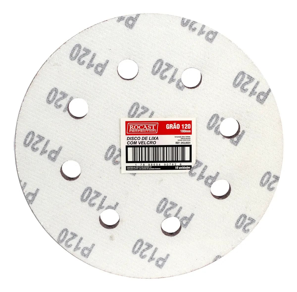 DISCO LIXA MARMORE GR 120 7" — imagem 1