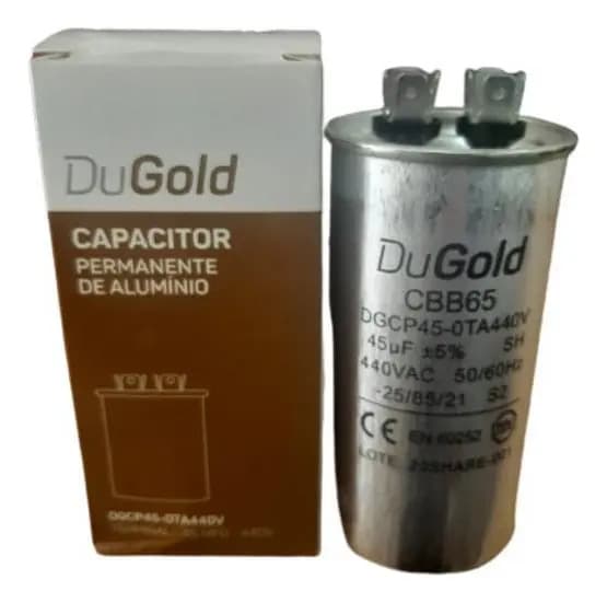 CAPACITOR 45 X 440V PERMANENTE (FIO)