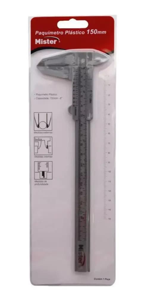 PAQUIMETRO PLASTICO 6''