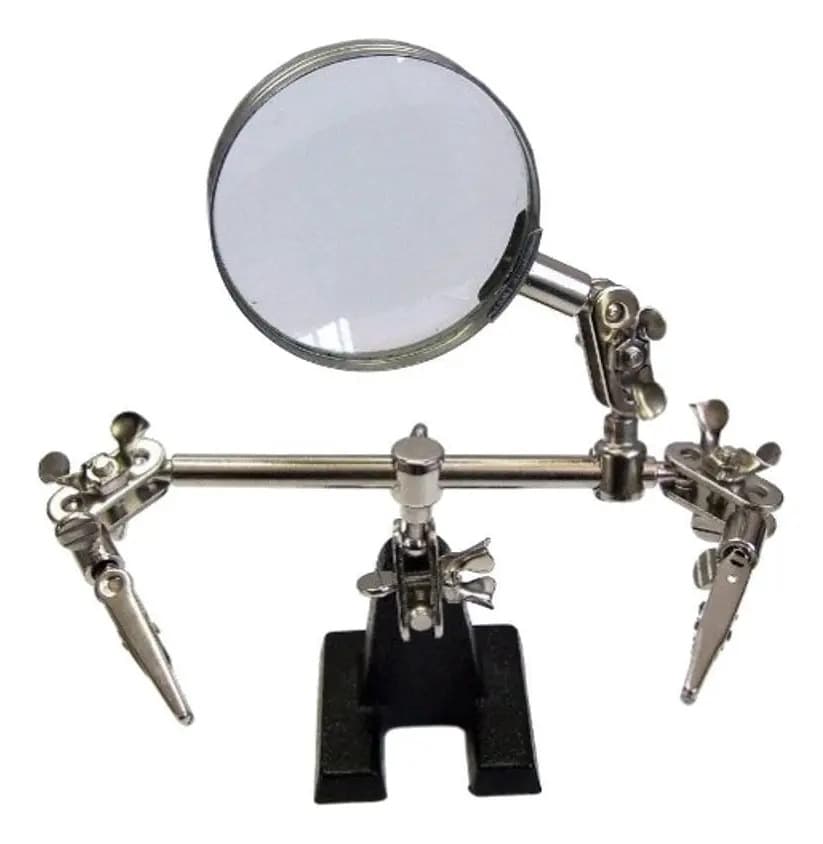 LUPA C/ SUPORTE + PINÇA HLS-10 / 3 HIKARI — imagem 1