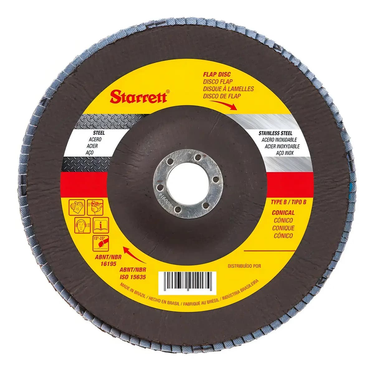 DISCO DESB. ACO 7''X 1/4 X 7/8 STARRETT