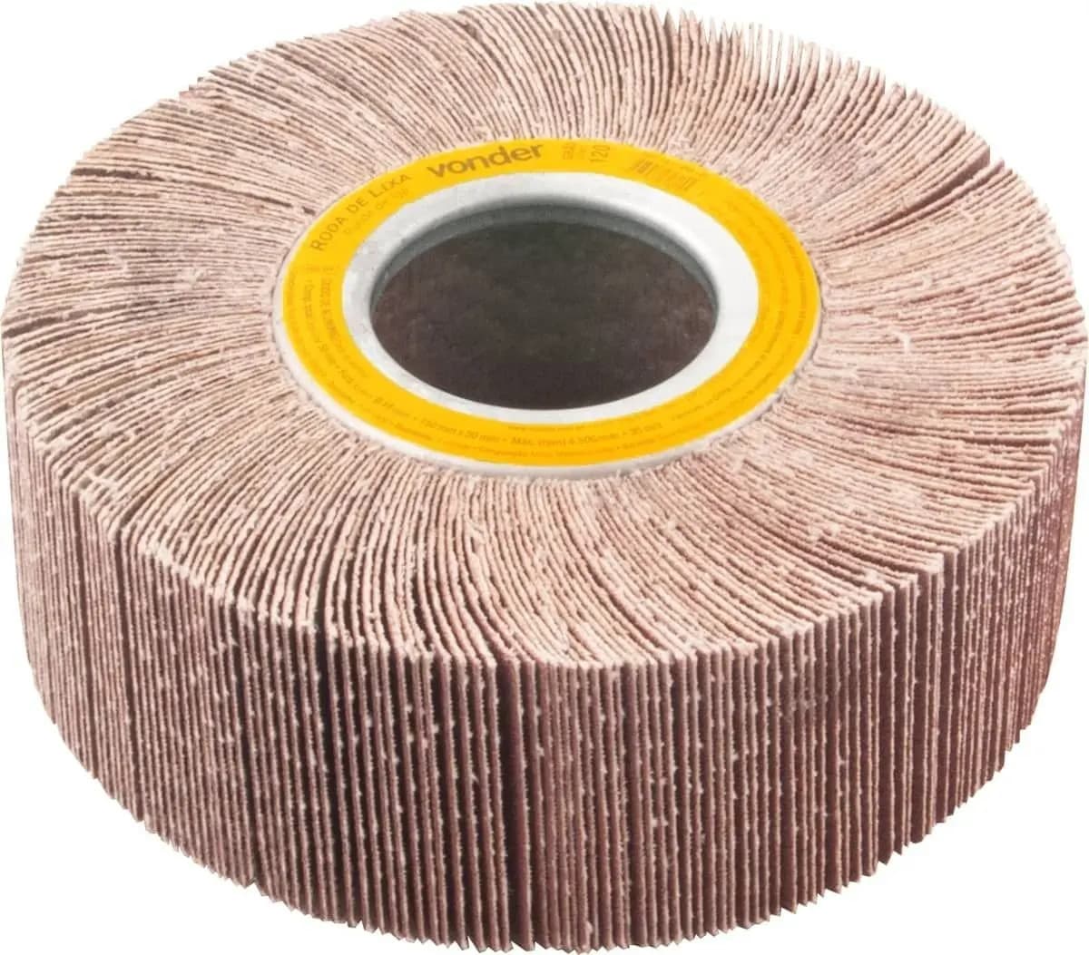 RODA LIXA 75X25MM C/HASTE G.120 — imagem 1