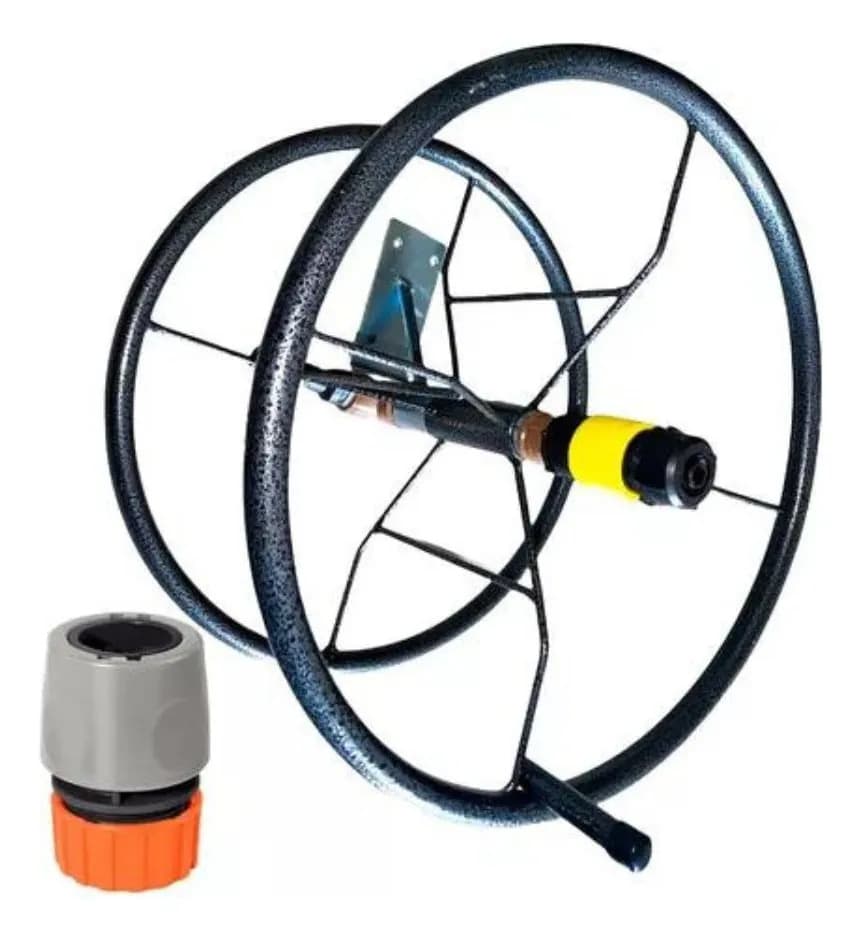 ENROLADOR DE MANGUEIRA COM RODAS A01046
