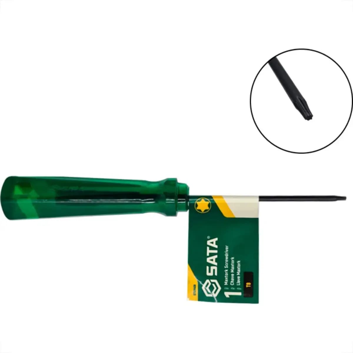 CHAVE TORX RETA C/CABO T08