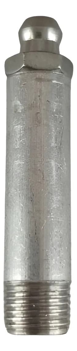GRAXEIRA RETA INOX 1/8" GAS RETA 3/8" 28 FIOS — imagem 1