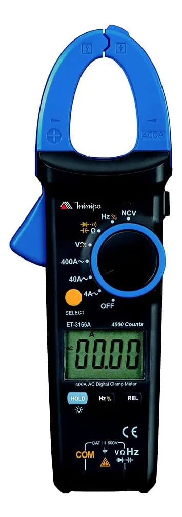 MINIPA-ET3201A MULTIMET. ALICATE DIGITAL CAT IV 300V