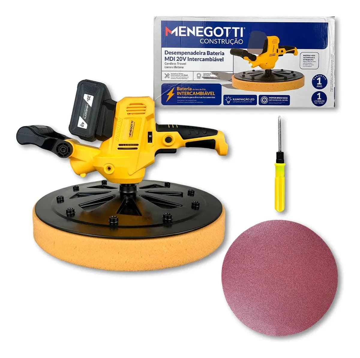 MENEGOTTI-BATERIA 20V-2000AH INTERCANBIAVEL