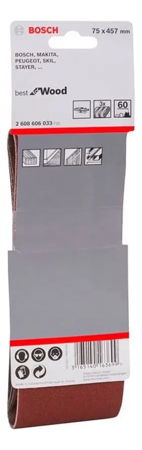 LIXA CINTA C/3 UND GR 60 BOSCH REF-2608.606.0001
