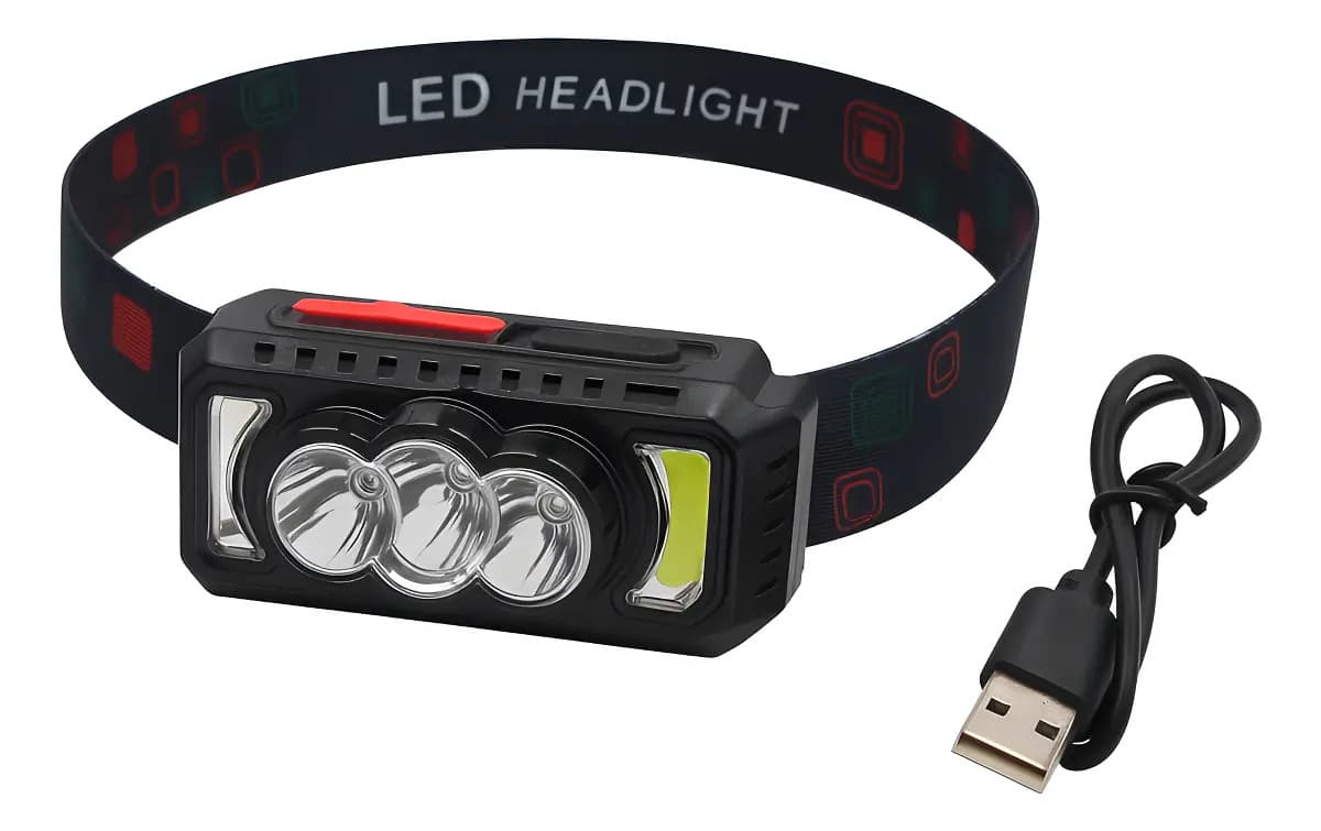 LANTERNA P/CABECA CRED LEDS PT — imagem 1