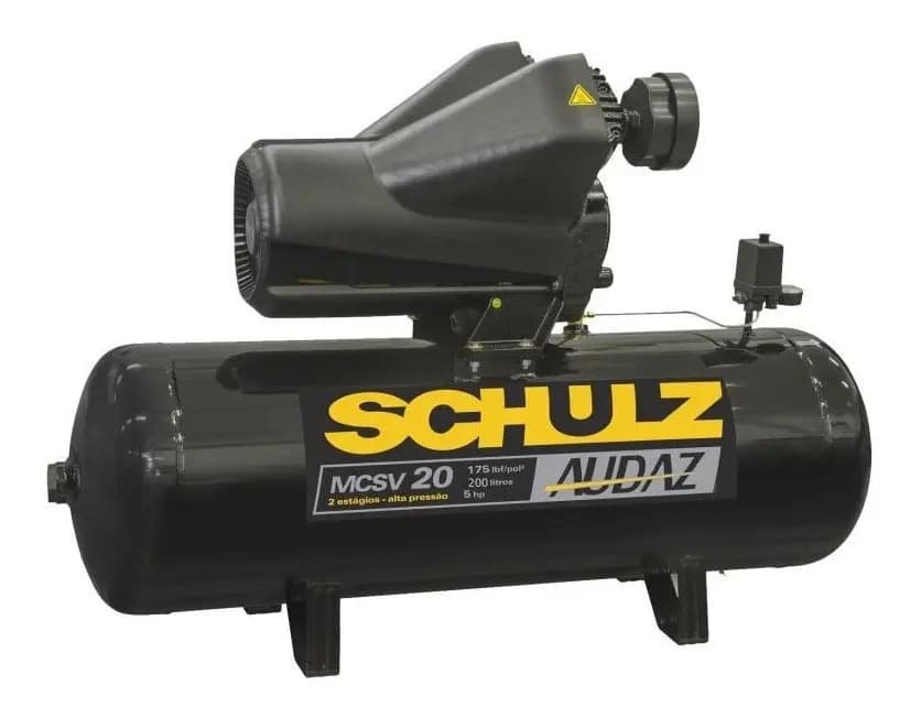 COMPRESSOR DE AR 200L/20 PES 175PSI 5HP 60HZ TRIFA — imagem 1