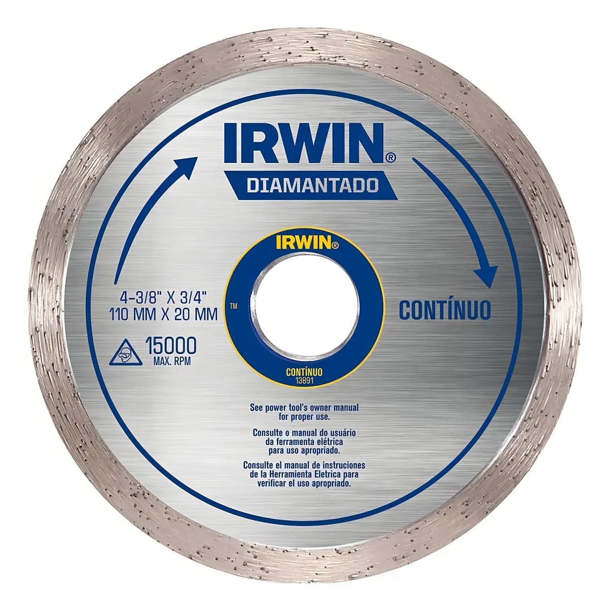 DISCO DIAMANTADO LISO 110X7X20MM