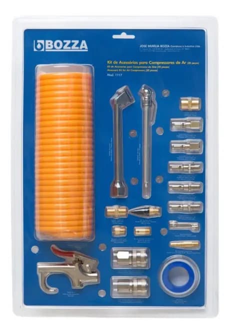 KIT BORRACHEIRO BLISTER C/20PÇS E MANG. BOZZA