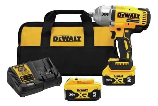 CHAVE DE IMPACTO 1/2" DCF900P2-BR-B3 20V MAX C/02BAT XR LI-ION DEWALT — imagem 1