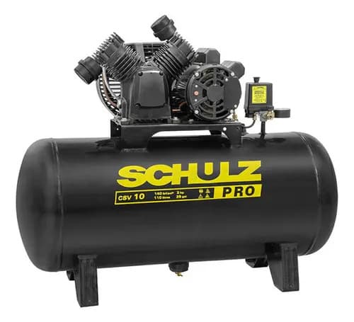 COMPRESSOR DE AR CSL10BRAVO/200 2CV 2P 110/220V SCHULZ — imagem 1