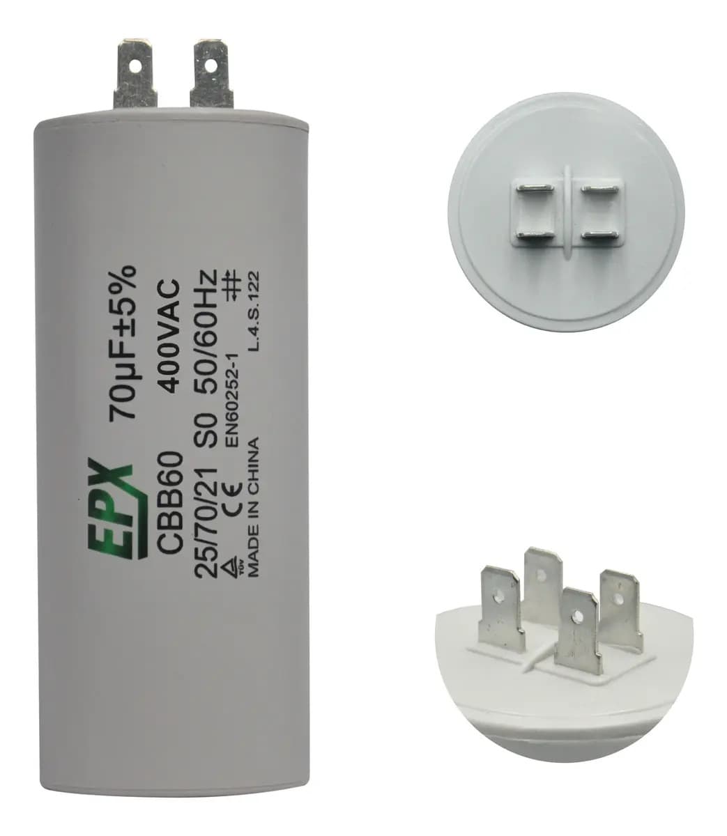 CAPACITOR 20 X 380V/400V PERMANENTE (TERMINAL) — imagem 1