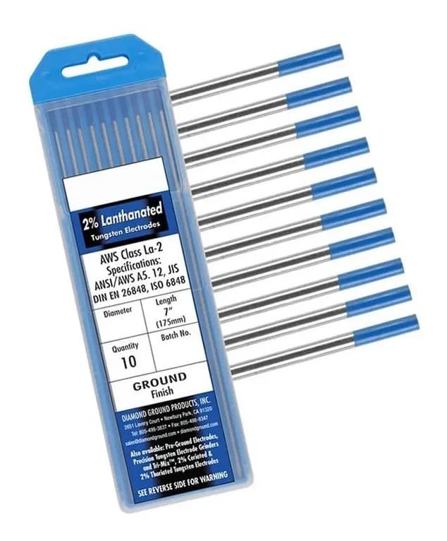 ELETRODO TUNGSTENIO LATANIO 2.4MM - AZUL