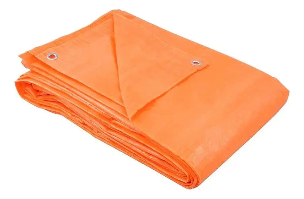LONA GR/M2 - 4M X 4M LARANJA/AZUL