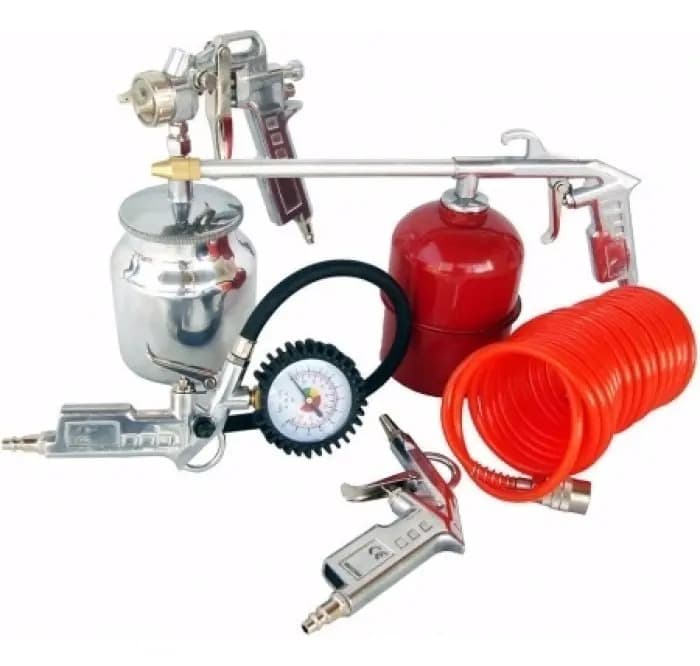 KIT DE ACESSORIOS C/5PÇS P/ COMPRESSOR — imagem 1