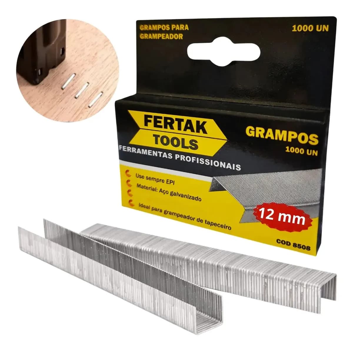 GRAMPO P/G PNEUMA.12MM 8012 C/1000UN — imagem 1