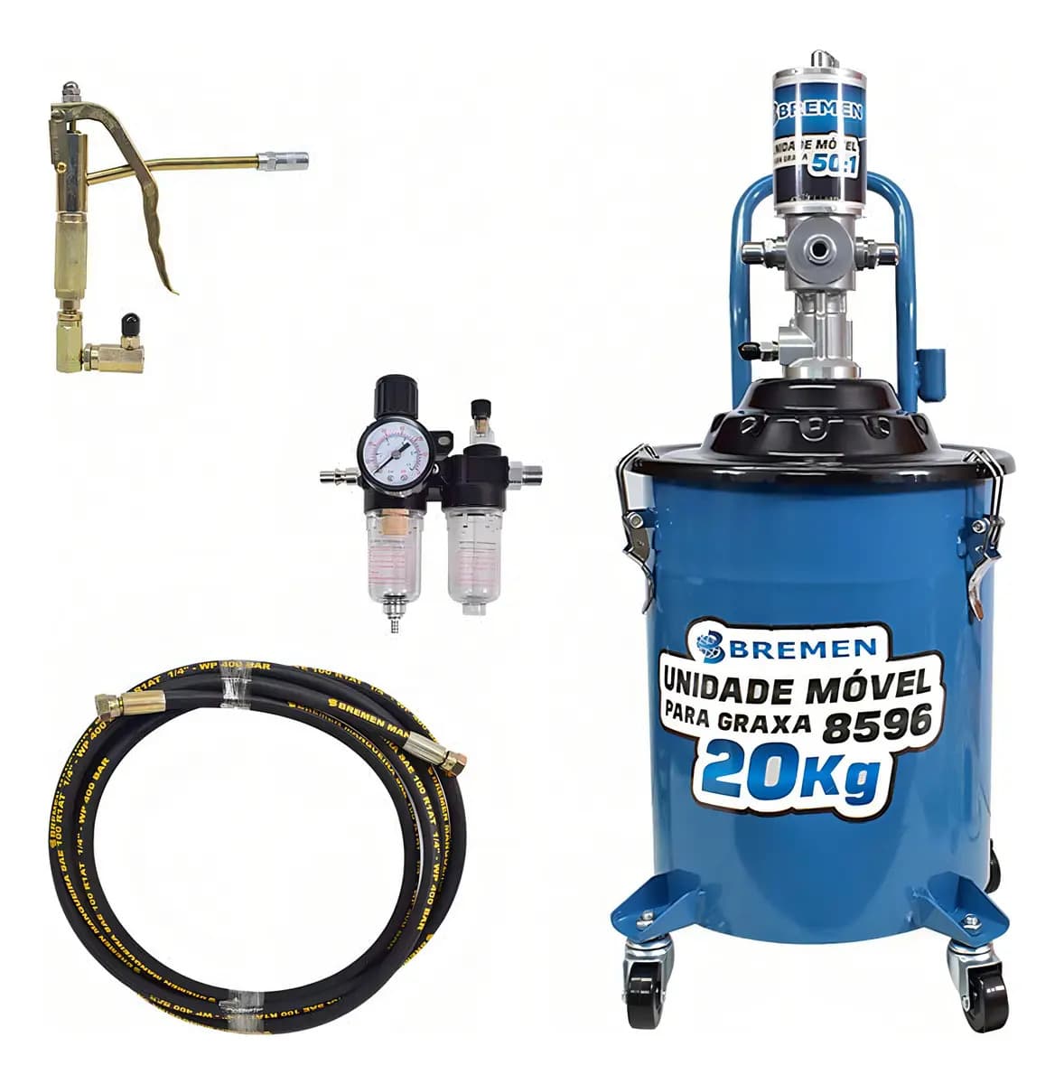 BOMBA PROP. GRAXA PNEUM 20KG COMPLETA — imagem 1